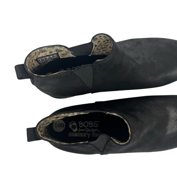 Skechers BOBS Chill Wedge Cruising Altitude Ankle Chelsea Boots 8 Slip On Bootie - Picture 6 of 10